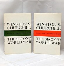 2 Book Bundle Winston S. Churchill Volume 1 & 2 Second World War Hardback Books