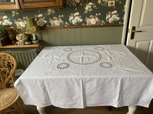Vintage handmade white - vintage,