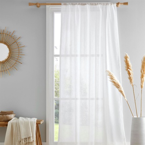 Voile net curtain panel - voile,