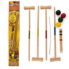 Wooden Croquet Set 4 Player
