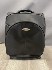 Samsonite Black Carry On Cabin Luggage Softshell Suitcase 2 Wheel 43x 35cm P1073