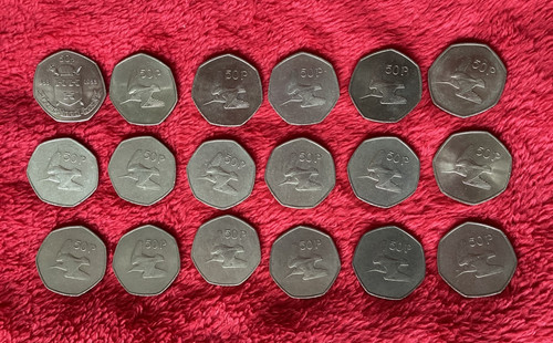 50p fifty pence collection old - 50p,