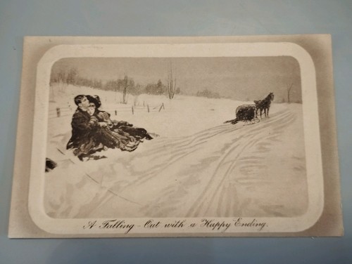 Antique edwardian postcard - antique,