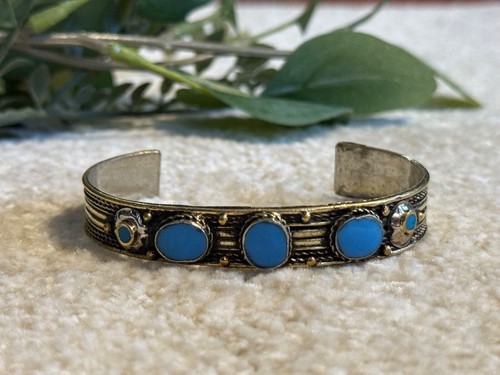 Afghan handmade cuff bracelet - cuff,