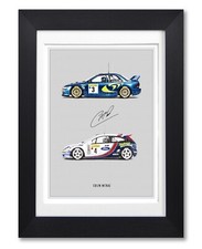 Colin mcrae signed poster - colin,