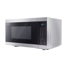 SHARP Microwave Oven with 1100W Grill 900W 28L Fully Digital Controls YC-MG81U-S