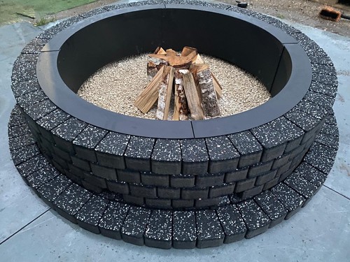 Stone brick fire - fire, kit