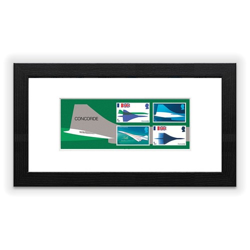 Concorde stamps framed - stamps,