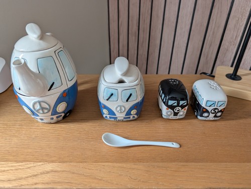 Camper van tea - van, set