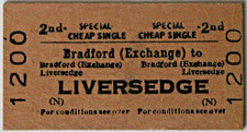 B.R.B. - BRADFORD (EXCHANGE) to LIVERSEDGE