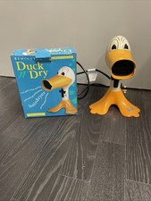 Retro Duck ‘n’ Dry Hair Dryer Remington 1990s Vintage Working Original Box