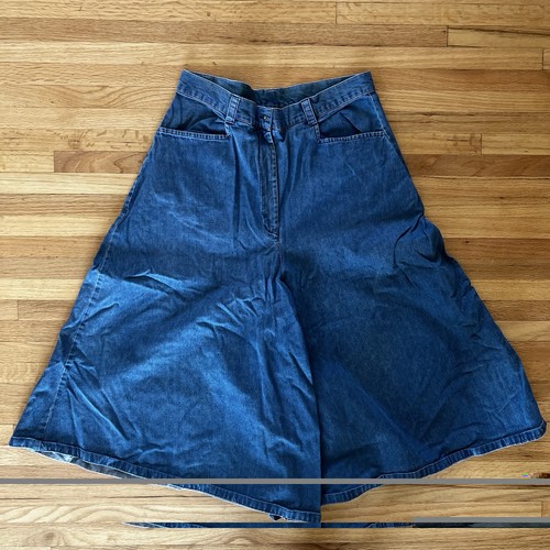 Vintage denim culottes flare - vintage,