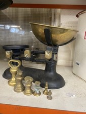 Vintage Boots Nottingham Cast Iron Kitchen Balanced Scales