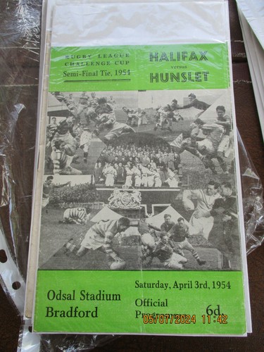 1954 rugby league challenge - rugby,