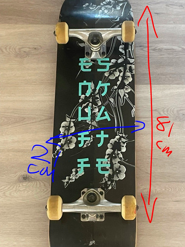 Complete skateboard black deck - black,
