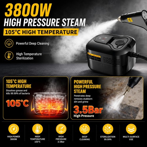 Car steam cleaner interior - steam,