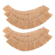 6 Pcs Artificial Straw Roof