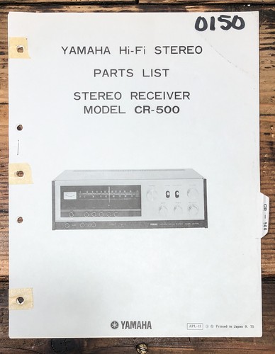 Yamaha 500 receiver parts - yamaha,