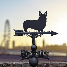 Cast Iron & Steel Corgi Dog