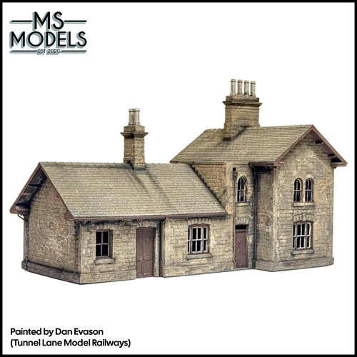 Lnwr stone station building - stone,