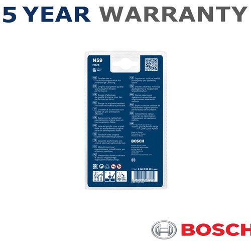 Bosch spark plug fits peugeot - fits,