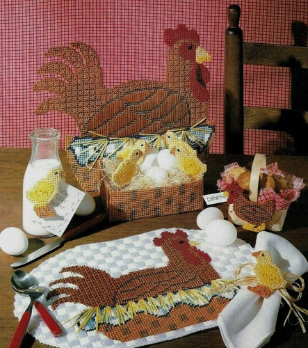 Chicken country place mat - country,