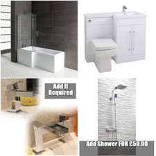 Complete bathroom suite - suite, l