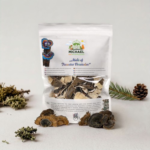 Dried turkey tail - dried,