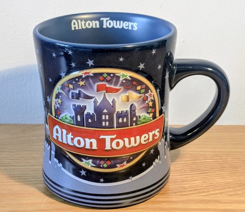 Alton towers blue mug - mug, logo
