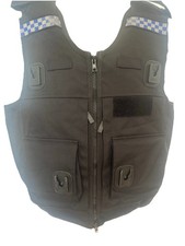 Ex Police Stab Vest Cooneen Protection Chequered Stripe Tv Film Grade A