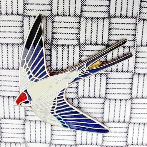 Swallow bird rspb enamel - swallow,