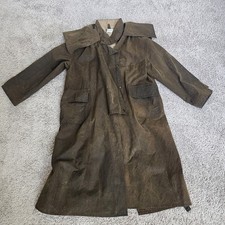 Oilskin Duster Coat Jacket