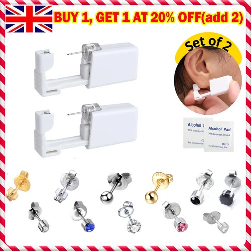 2pcs disposable ear - disposable, piercing