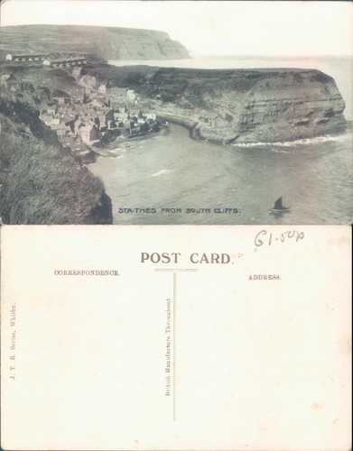 Staithes from south cliffs - staithes,
