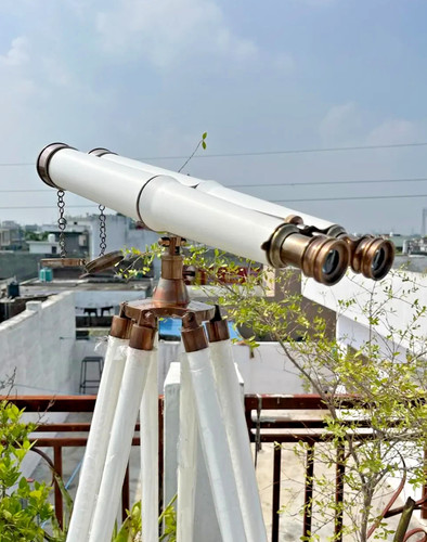 Nautical brass binoculars
