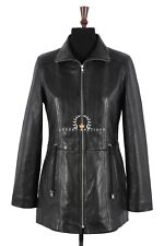 Ladies Leather Jacket Black