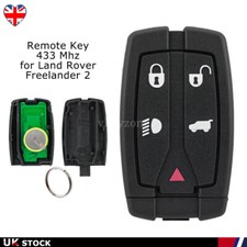 5 Button For Land Rover Freelander 2 2007-2015 Replacement Remote Key Fob 433MHz