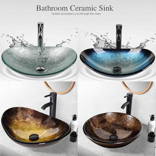 Tempered glass basin - basin, sink