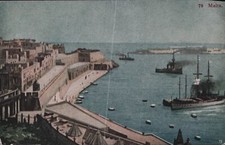 Vintage Postcard of Malta -