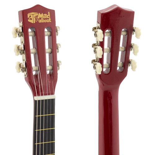 Red classical guitar by - red, 3/4