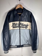 Ed Hardy Jacket Mens XL Blue X