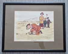 H M Bateman Golfing Coloured