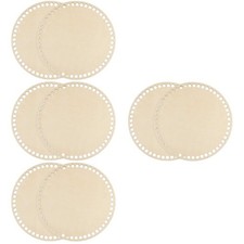 8 pcs  Wooden Basket DIY Bottom Weaving Bag Bottom DIY Basket Weaving Supplies