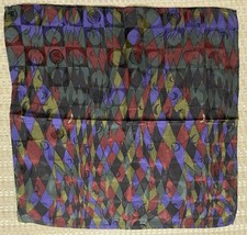 Vintage Georgina Von Etzdorf Silk Handkerchief 32cm Square