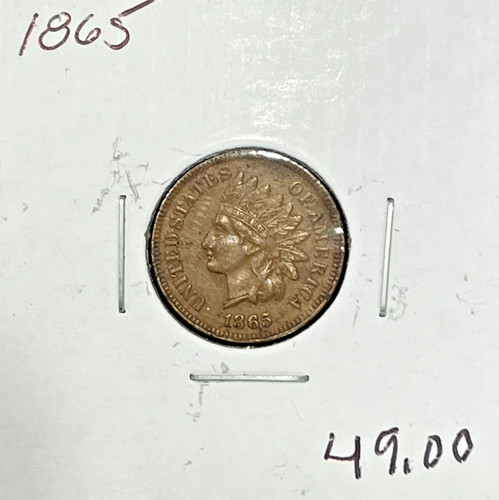 1865 philadelphia mint - 1865, indian
