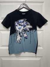 Next Sonic The Hedgehog T Shirt Boys Size  9 Years