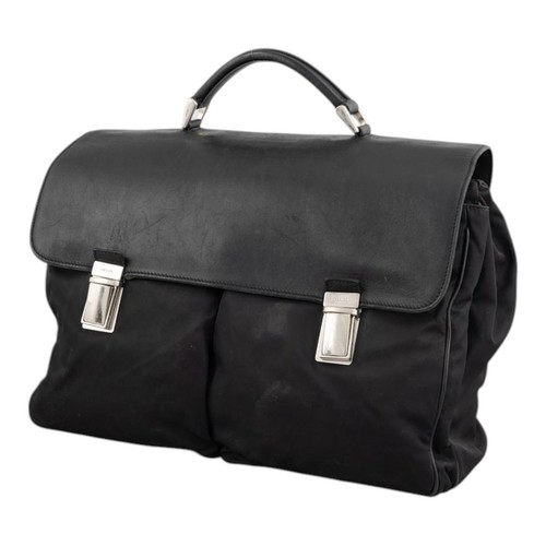 Prada black leather - black, and