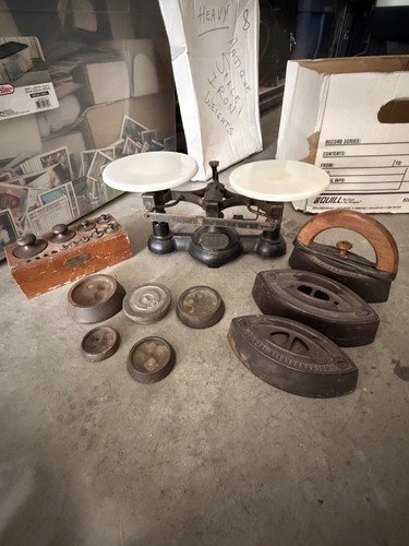 Vintage antique ohaus - ohaus, double