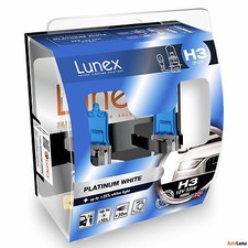 2x H3 Genuine Lunex Platinum
