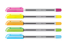 Matador All Time Ball Pen Black,Blue & Red Ink 6 Pack-Smooth Writing Performance